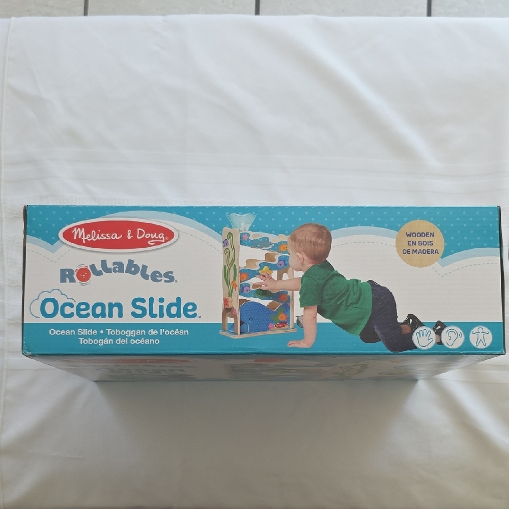 Melissa & Doug Ocean Slide Rollables - Blue, Green, and Yellow New In Box - Picture 2 of 5